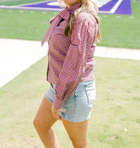Layerz Clothing - Sadie Gingham Top