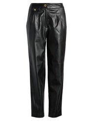 Blanknyc - WOMEN'S FAUX LEATHER PLEATED TROUSER W/ BACK POCKETS