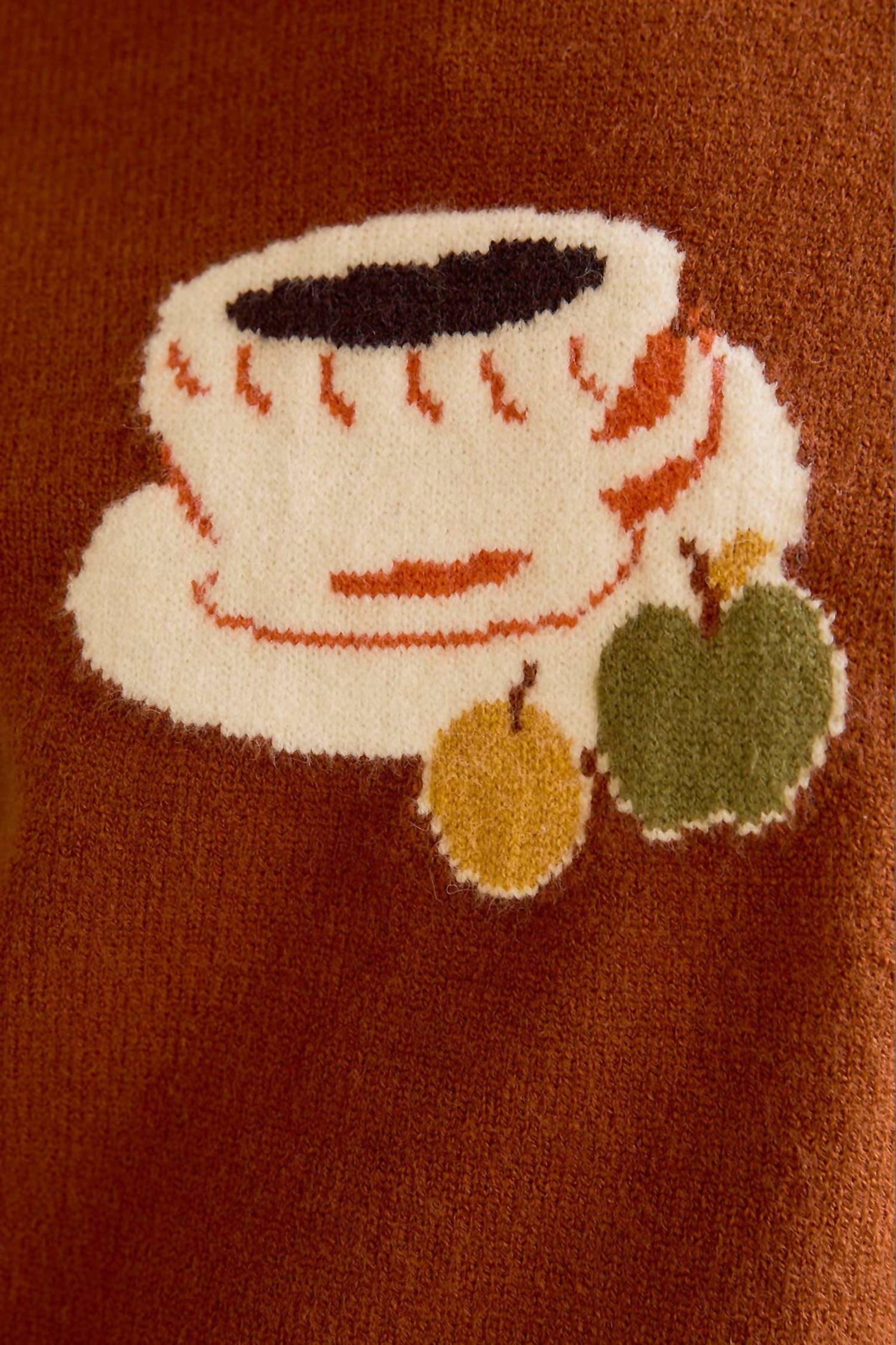 Le Lis - Let's Get Coffee Long-Sleeve Oversized Sweater