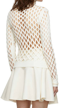 Valentino - Cut-out Knitted Top