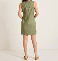 Tommy Bahama - Palm-a-dora Split-neck Sheath Mini Dress