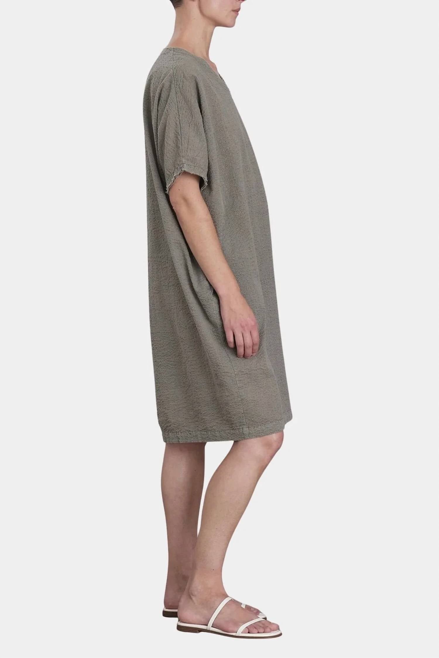 Black Crane - V-neck Mini Dress