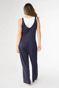 COCO + CARMEN Vega Zenrise Jumper in navy - women's pants - detail view