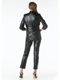 Tart Collections - KIA VEGAN LEATHER BLAZER