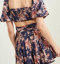 Altar'D State - Floral Dress With Cut Outs