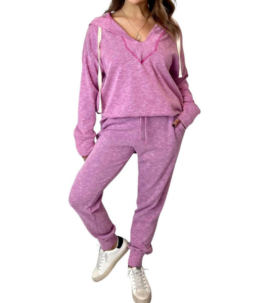 Sew In Love - 2 Piece Hoodie & Pants Set - PLUS