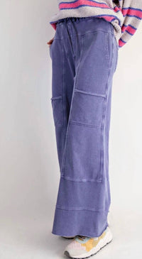 Easel - Mineral Washed Terry Pant