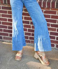 So Me - Sally Wide Leg Cuff Jean