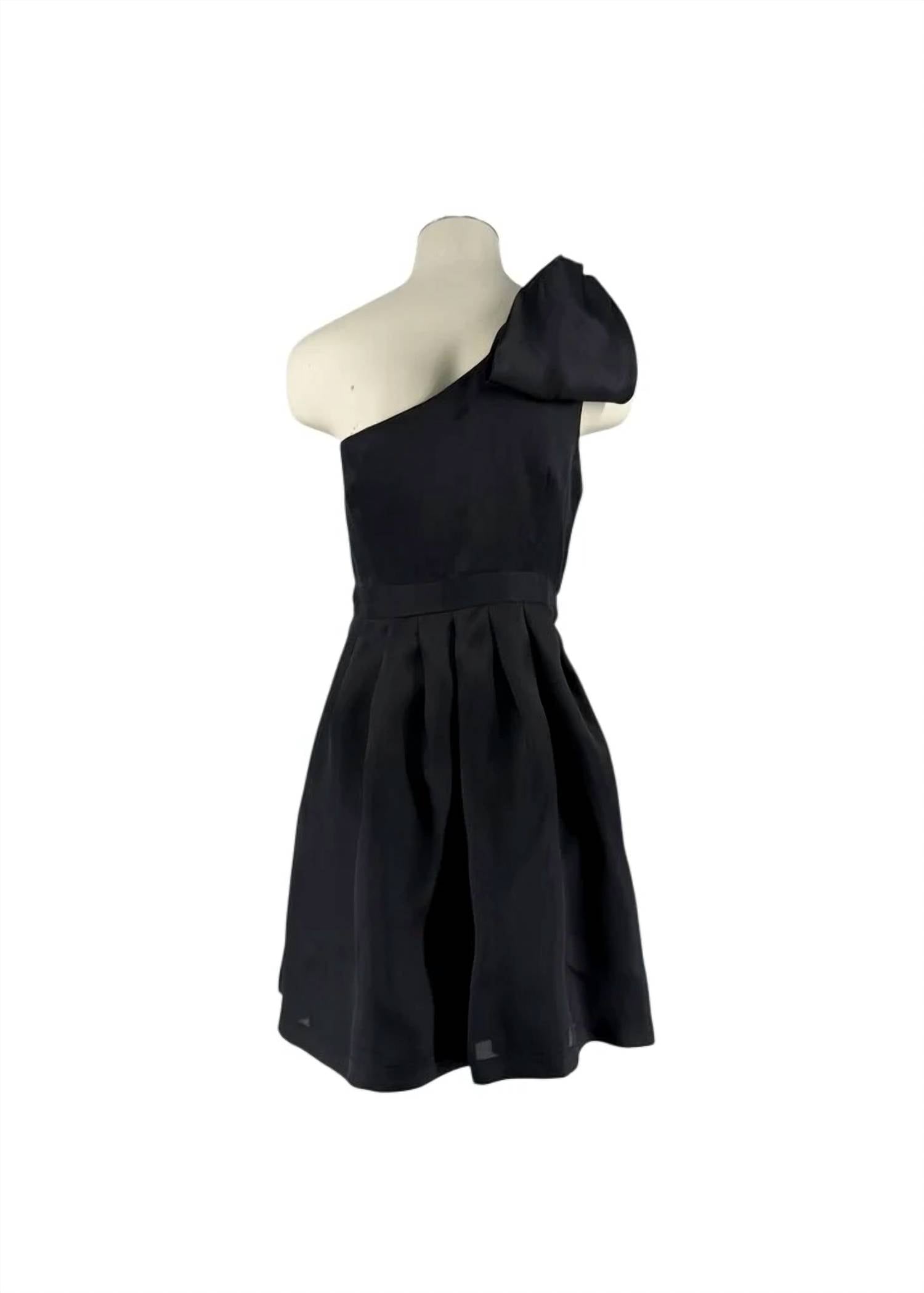 Kara Janx - Women's Bailey One Shoulder Bow Mini Dress