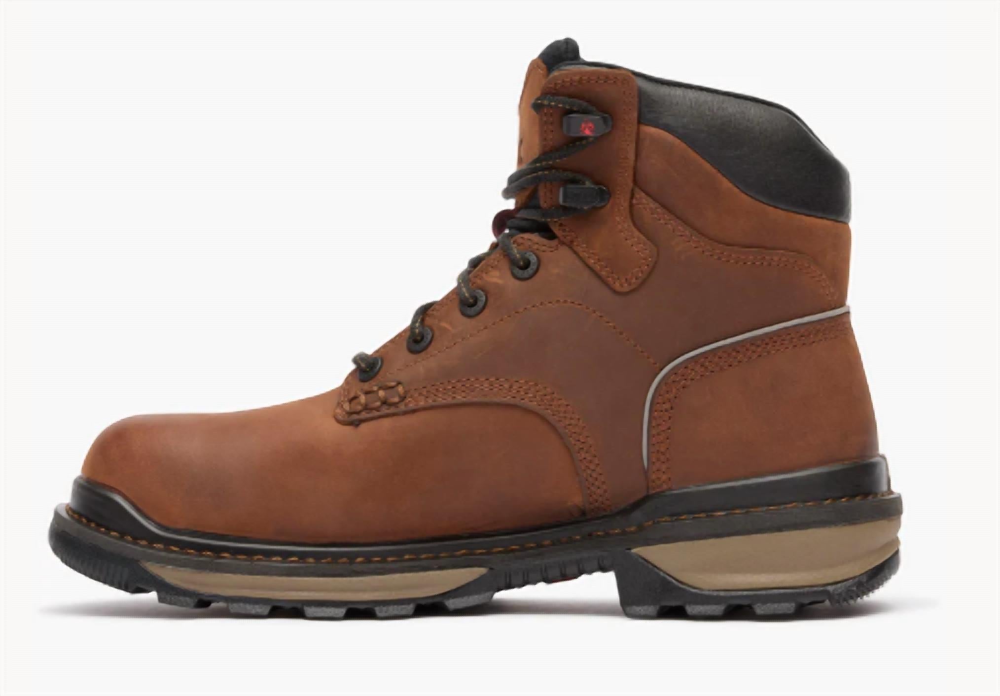 Rocky Men's Rams Horn Waterproof Composite Toe Work Boot in brown - men's boots - alternate view