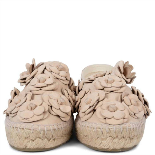 Chanel - Women's Floral Camelia Espadrilles