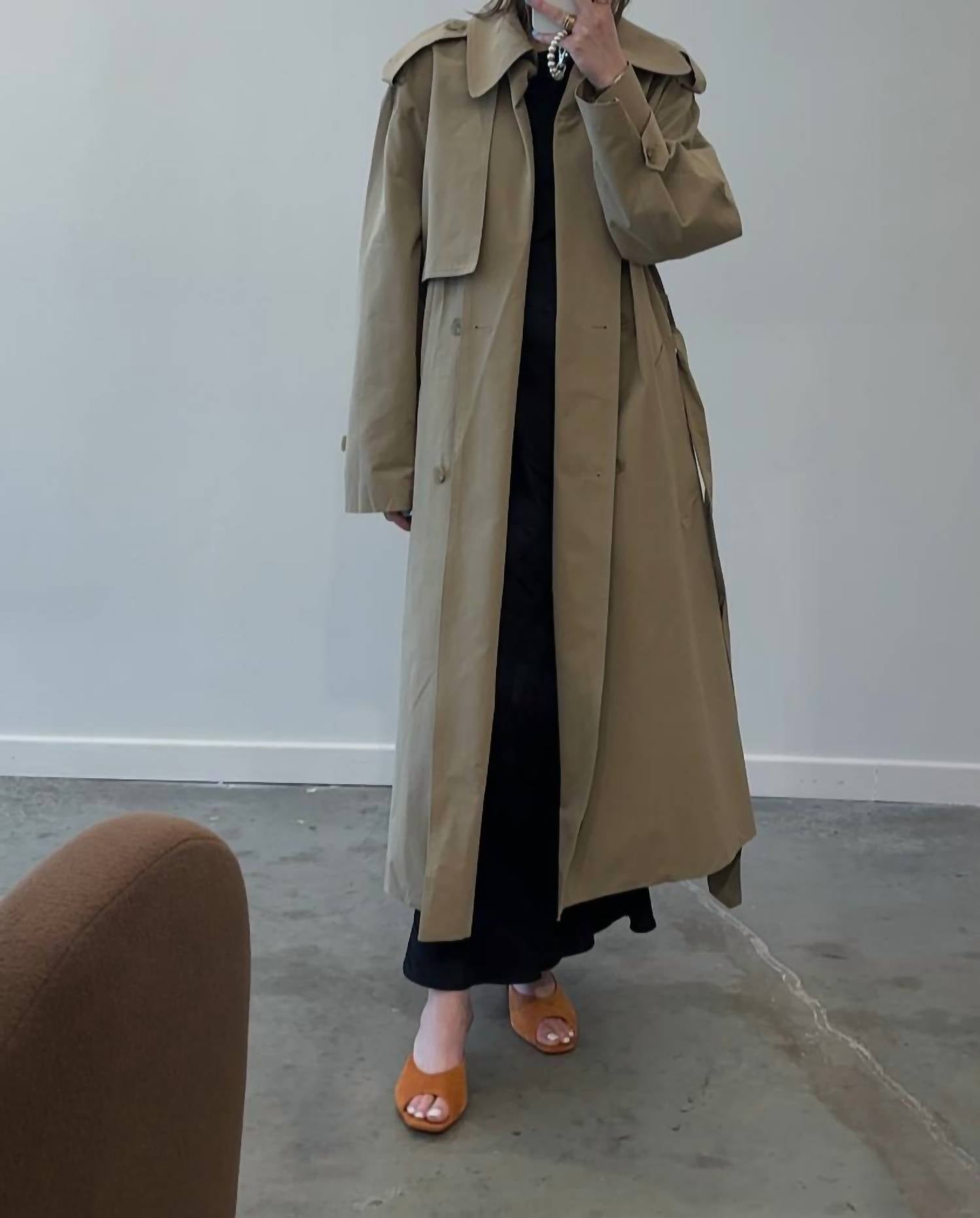 Collective - Oversized Cotton Trench Coat