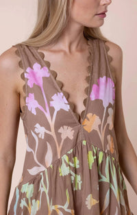 Juliet Dunn - V Back Mini Dress
