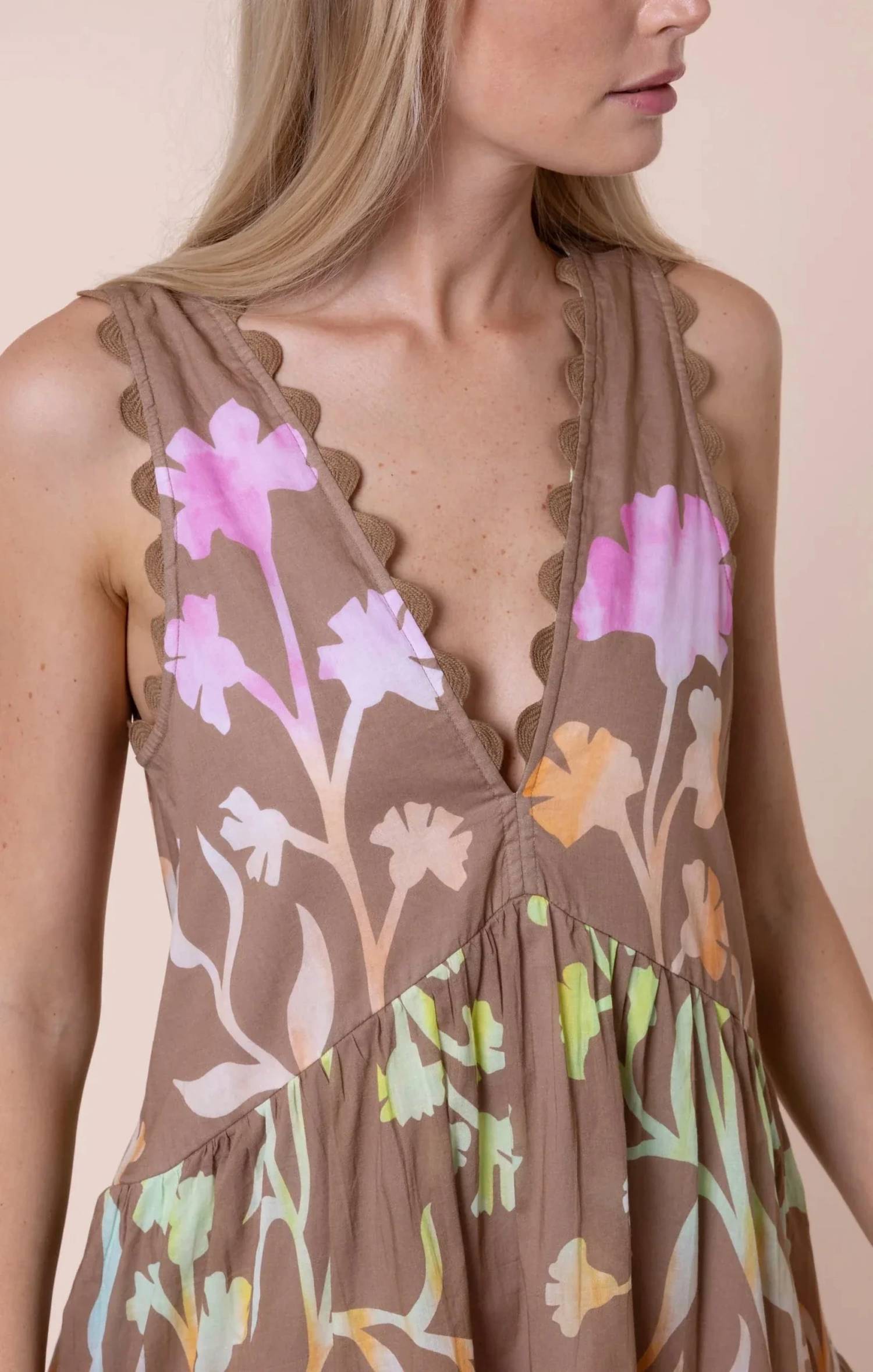 Juliet Dunn - V Back Mini Dress
