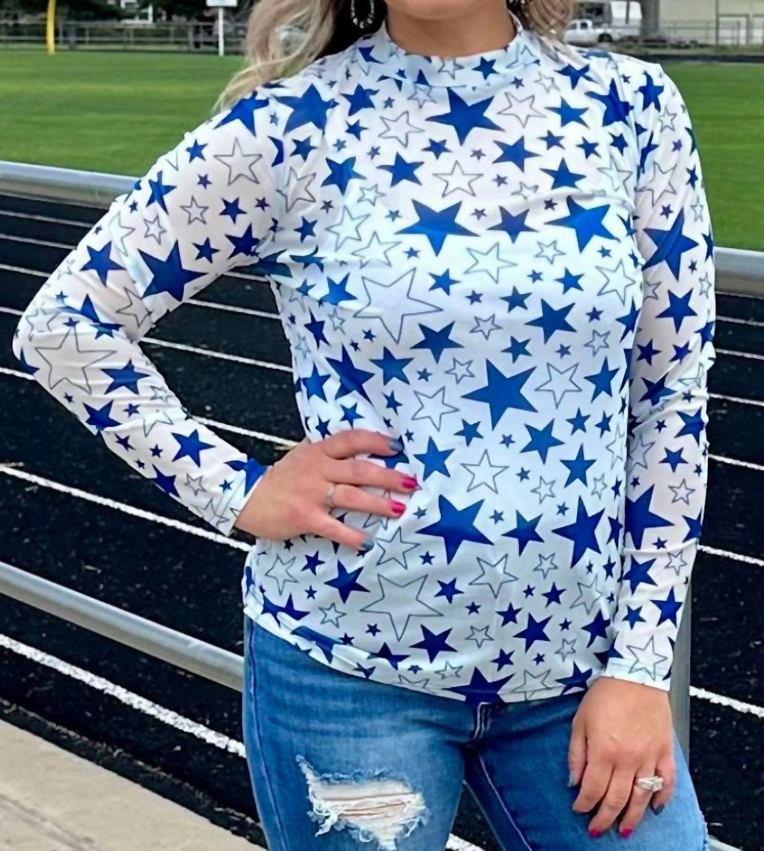 Sterling Kreek - Mesh Top With Stars