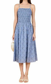 English Factory - Paisley Smocked Midi Dress