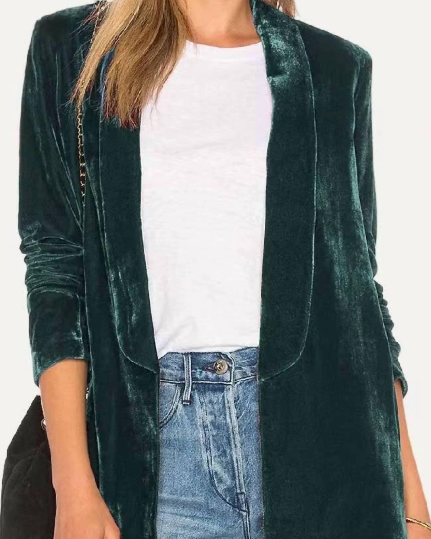 The Moment Collection - Velvet Lightweight Blazer