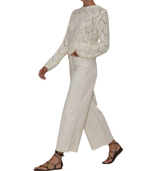 Le Jean - Juliette Wide Leg Ankle Pant