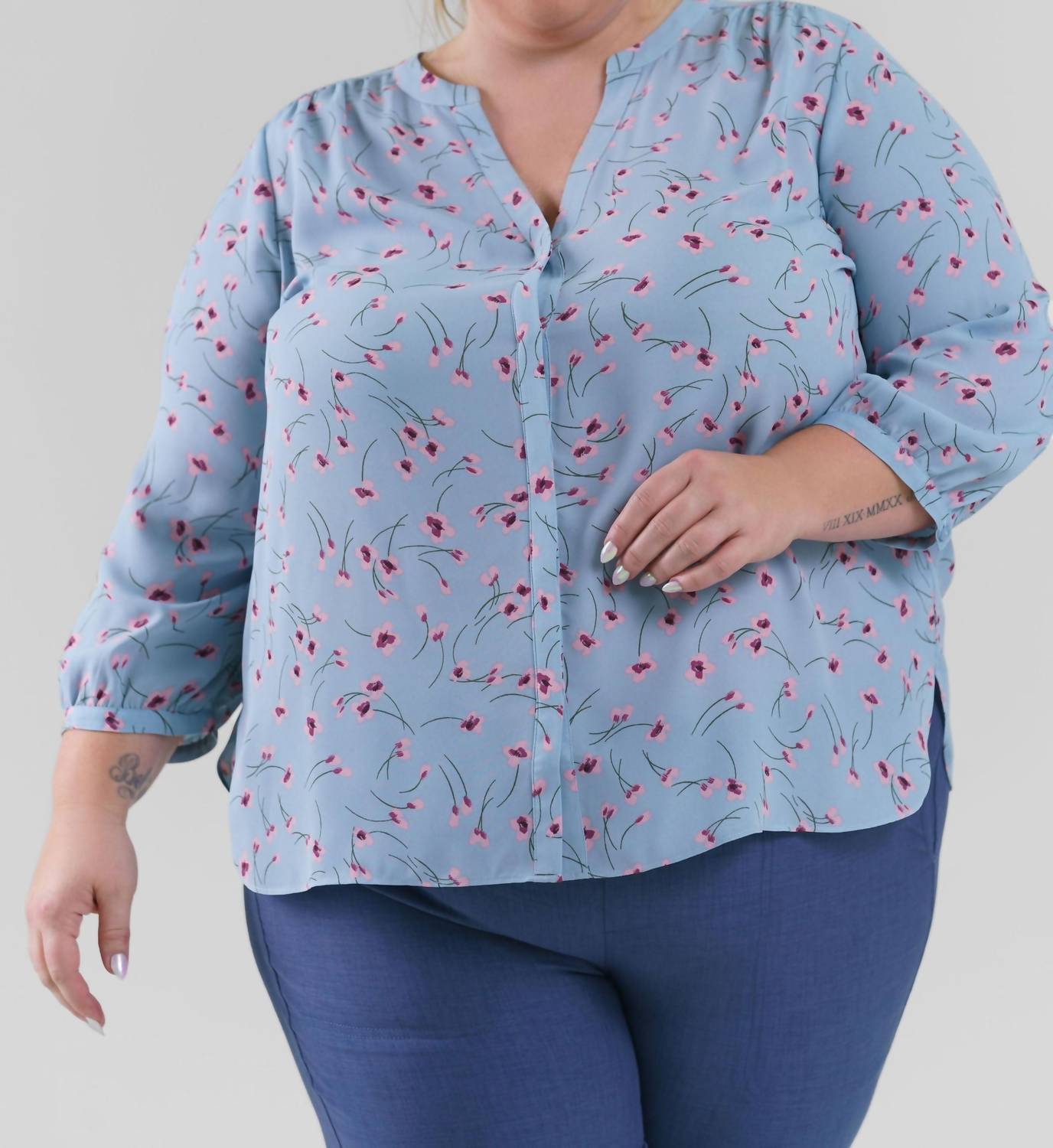 Nydj - Pintuck Button Dwon Blouse