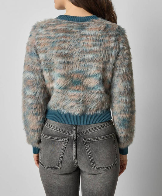 Lilla P - Brushed Crewneck Cardigan