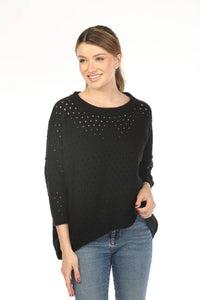 Planet By Lauren G. - Nantucket Crew Neck Sweater Top