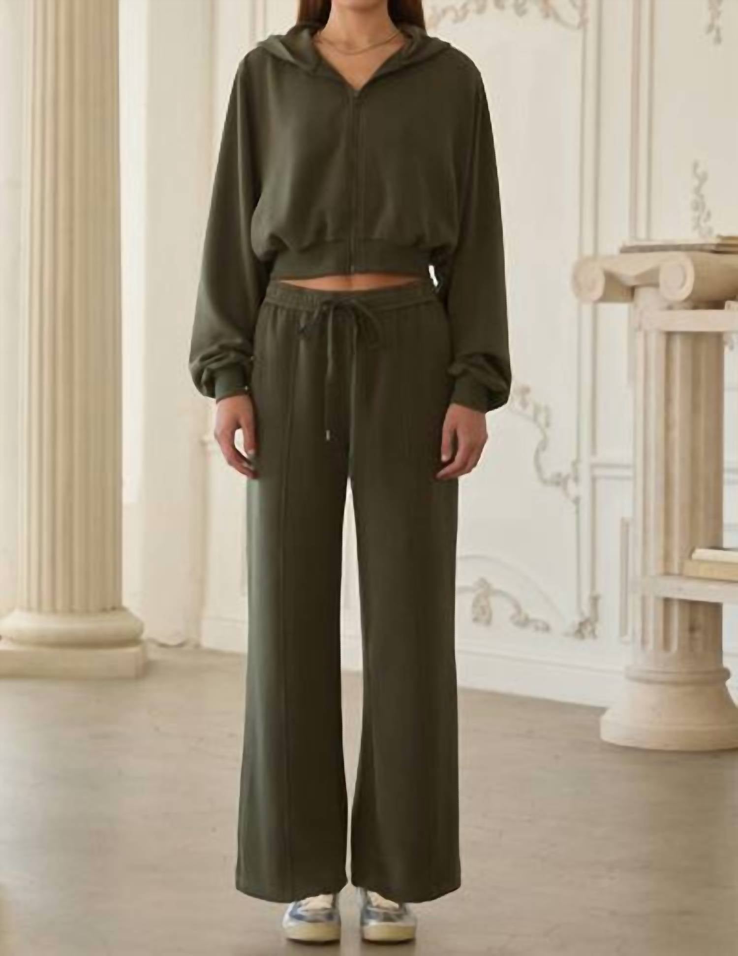 Skies Are Blue - Jenny Soft Modal Pull Up Pants