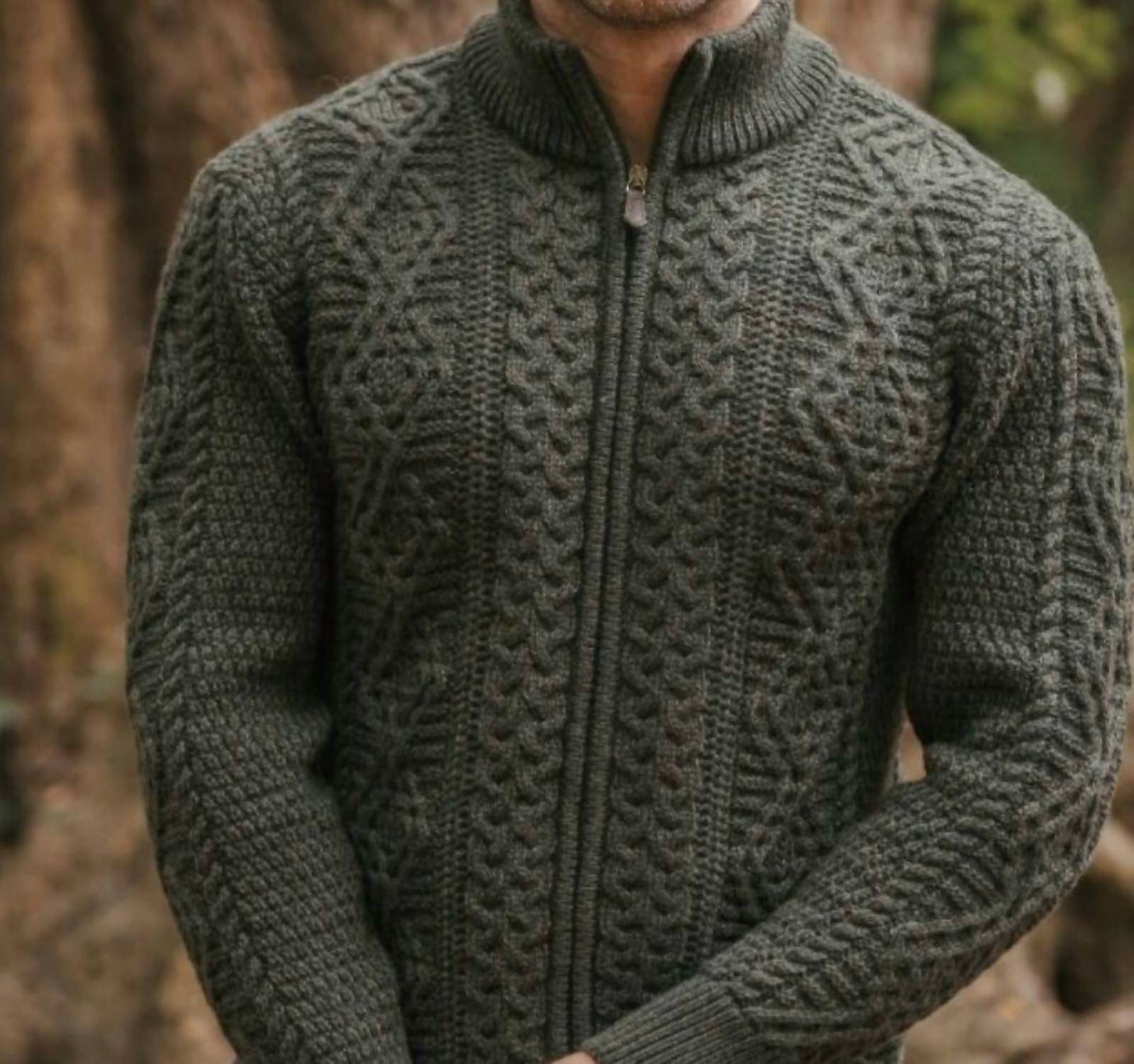 Aran Crafts - Full Zip Cardigan