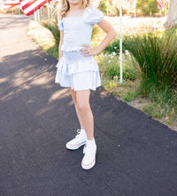 Cheryl Creations - Satin Smocked Dress