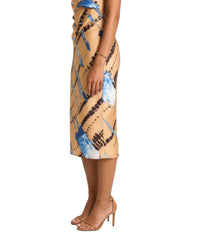 Area Stars - Women's Avery Print Draped Dress