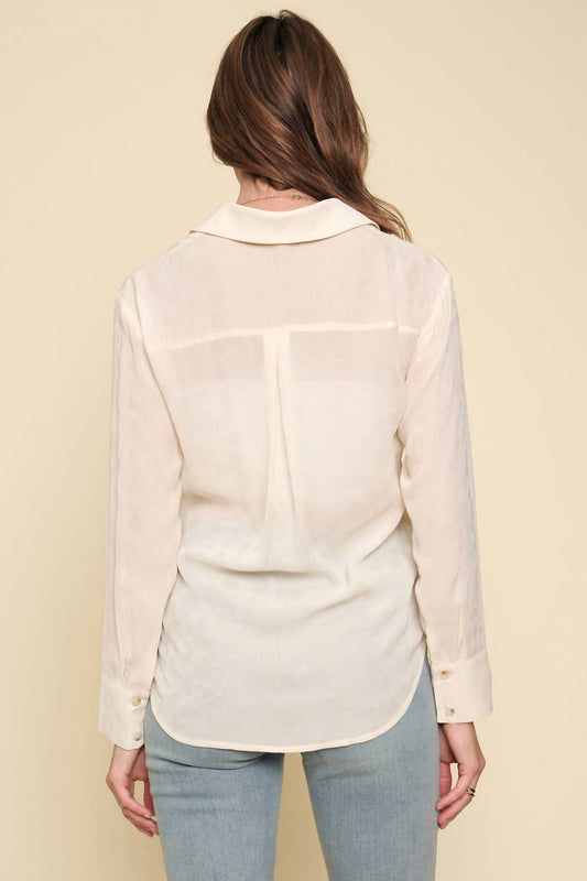 Mystree - Jaquard Button-down Shirt