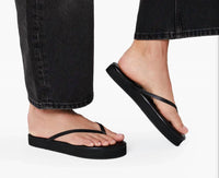 Tkees - Women's Lilly Platform Sable Sandal