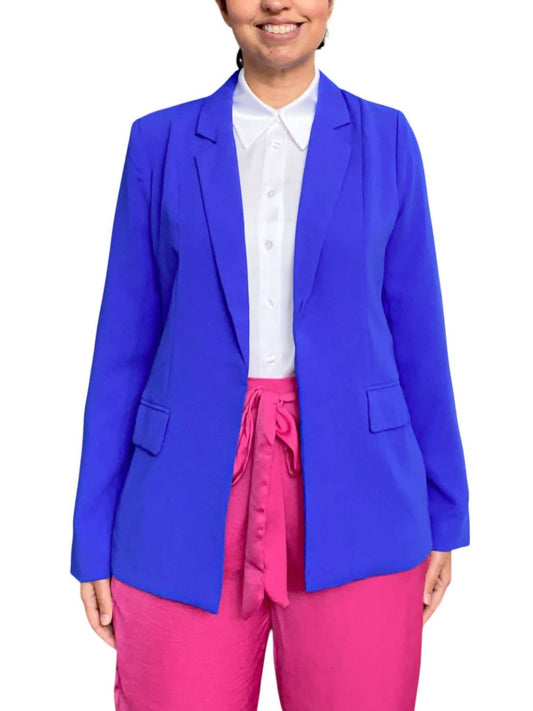 Skies Are Blue - Open Front Blazer