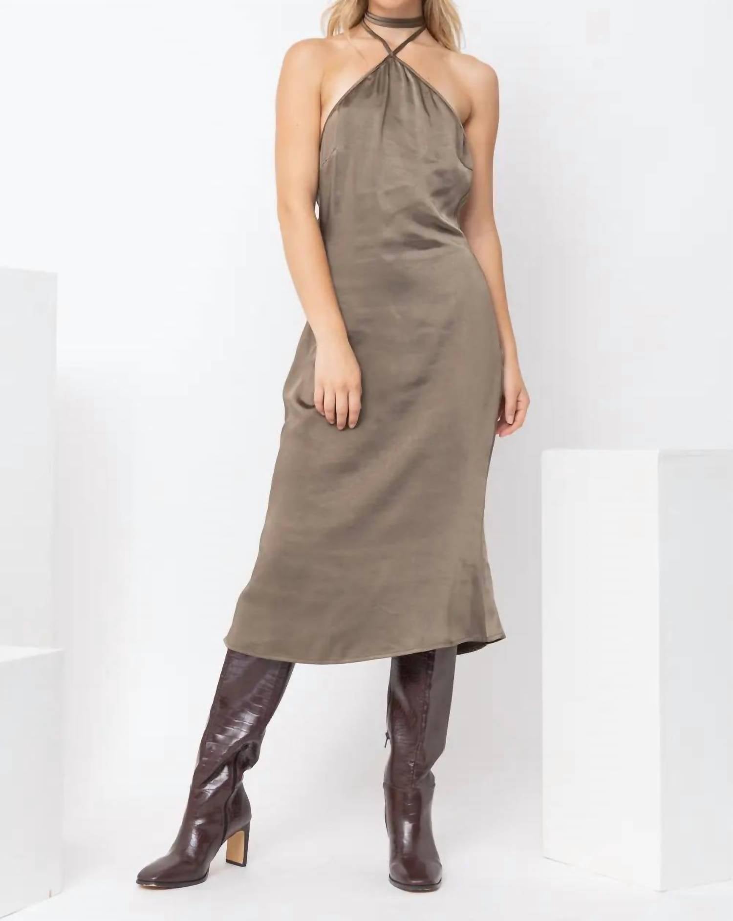 Satin Slip Dress