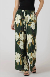 Dex - Palm Blossom Wide Leg Pants