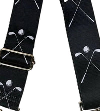 AHDORNED Women's Sports Guitar Straps in fairway clubs black - women's item - detail view