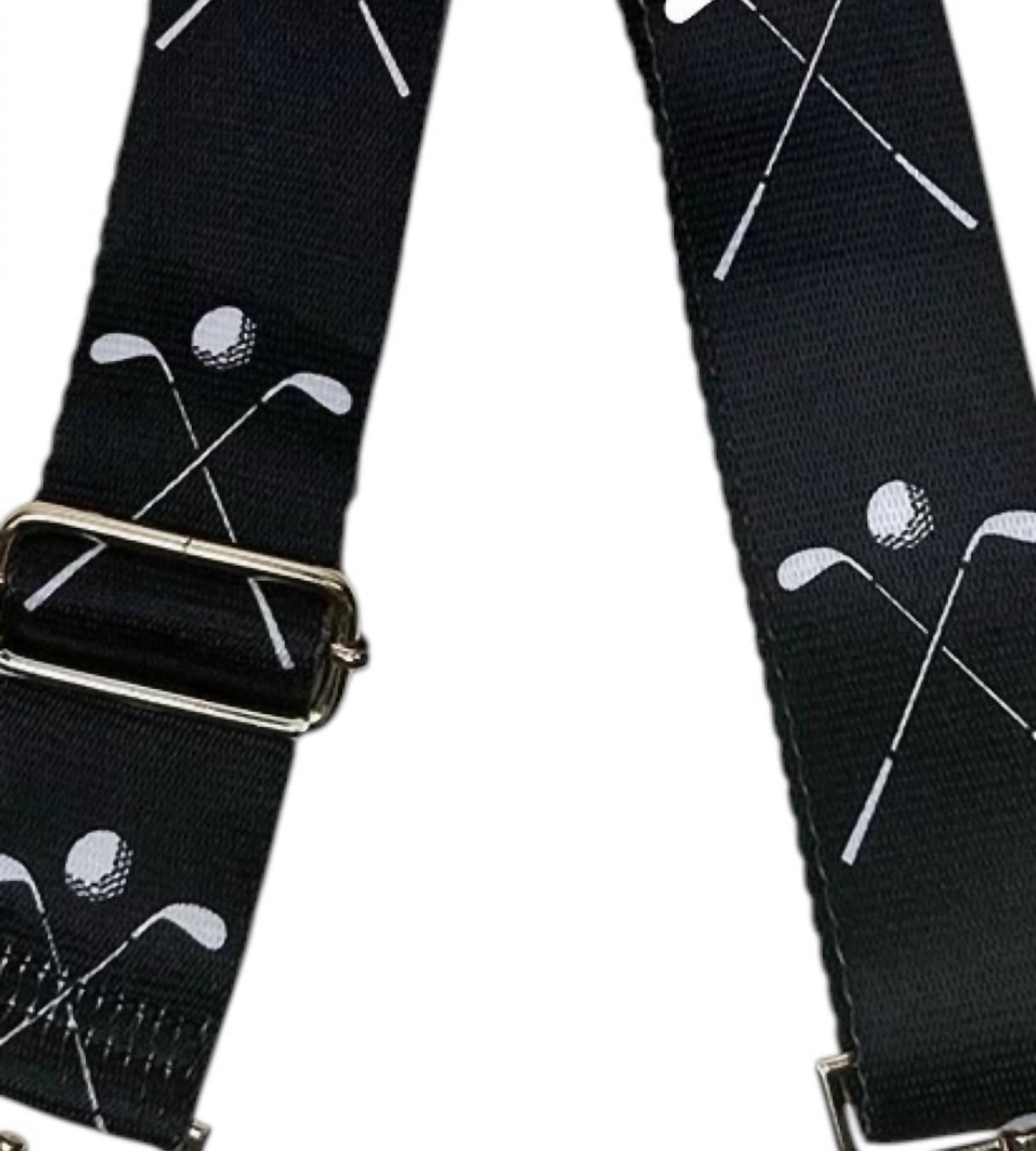 AHDORNED Women's Sports Guitar Straps in fairway clubs black - women's item - detail view