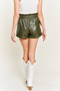 Jade By Jane - Make It Happen Faux Leather Shorts