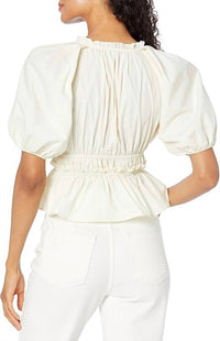 Moon River - Jones Ruffled Pleated Top