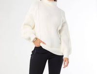 Coco + Carmen - Hennie Cable Knit Turtleneck Sweater