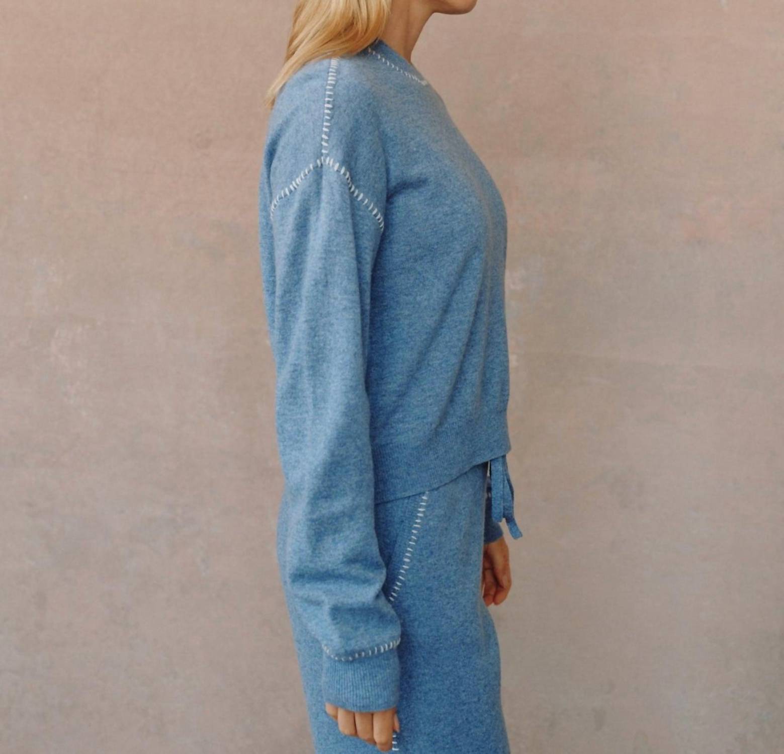 Bella Dahl - Whip Stitch Crew Neck Sweater