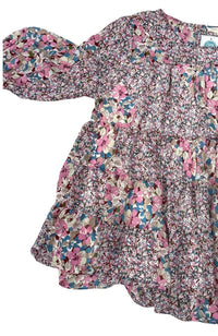 Jodifl - Women's Print Bubble Sleeve Top