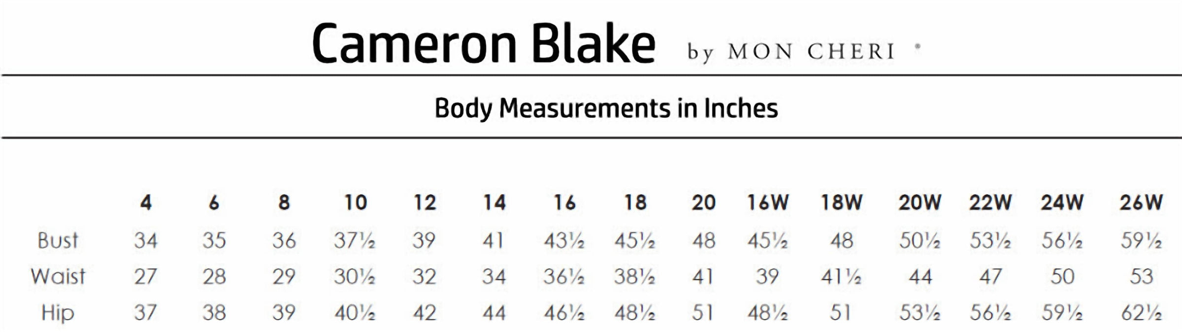 Cameron Blake - CAMERON BLAKE BY MON CHERI 114662