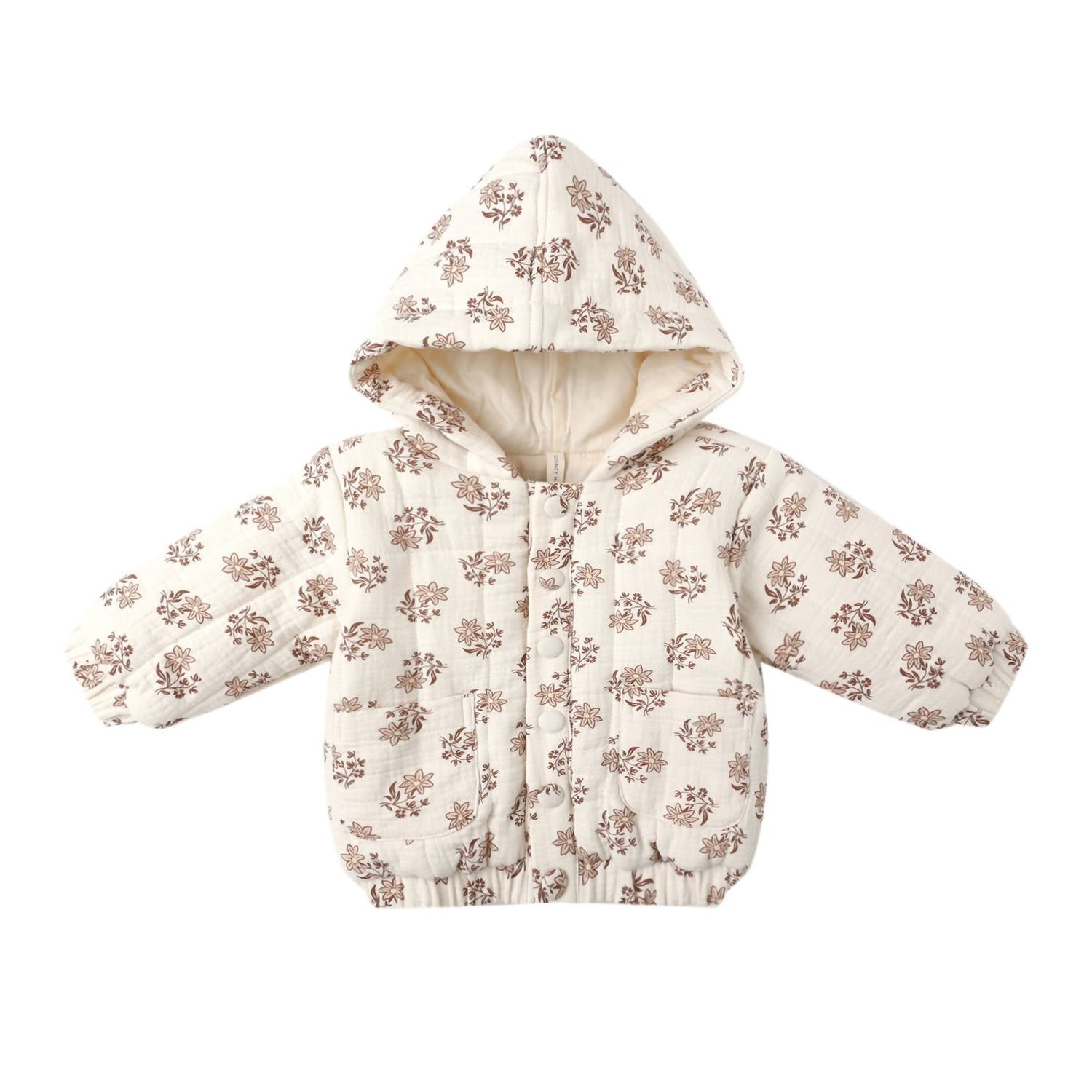 Quincy Mae - Girl's Hooded Woven Jacket