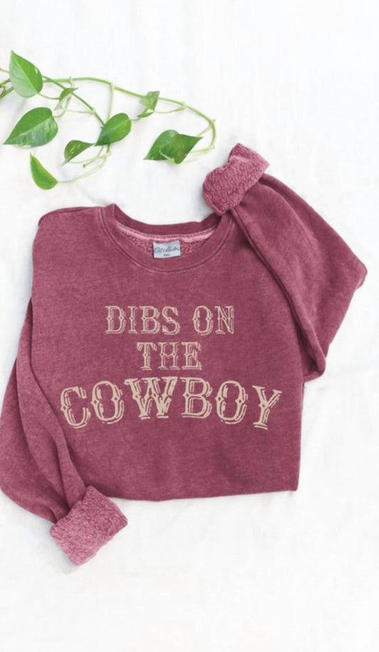 Oat Collective - DIBS ON THE COWBOY SWEATSHIRT - UNISEX