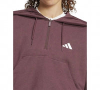Adidas - Essentials 3-stripes French Terry Quarter-zip Hoodie