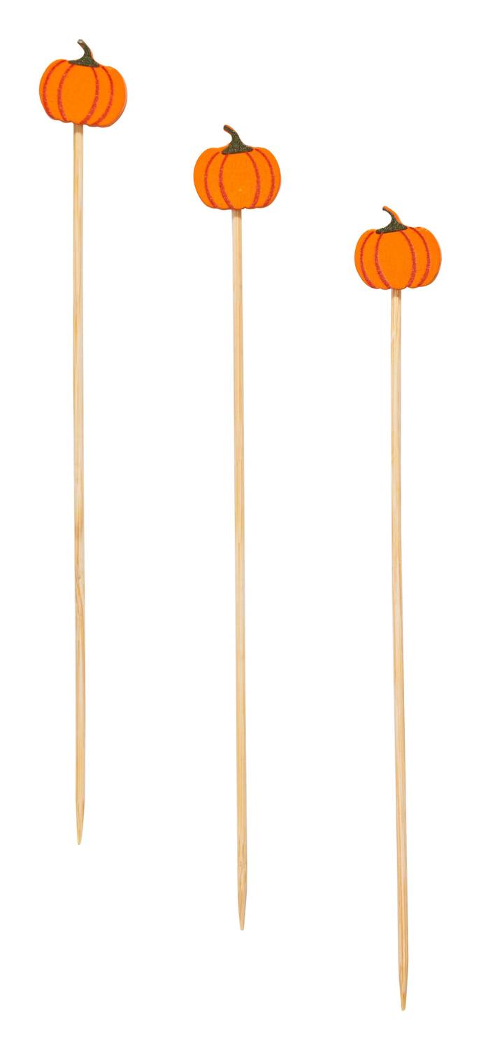 Sophistiplate - Pumpkin Fall Cocktail Party Picks