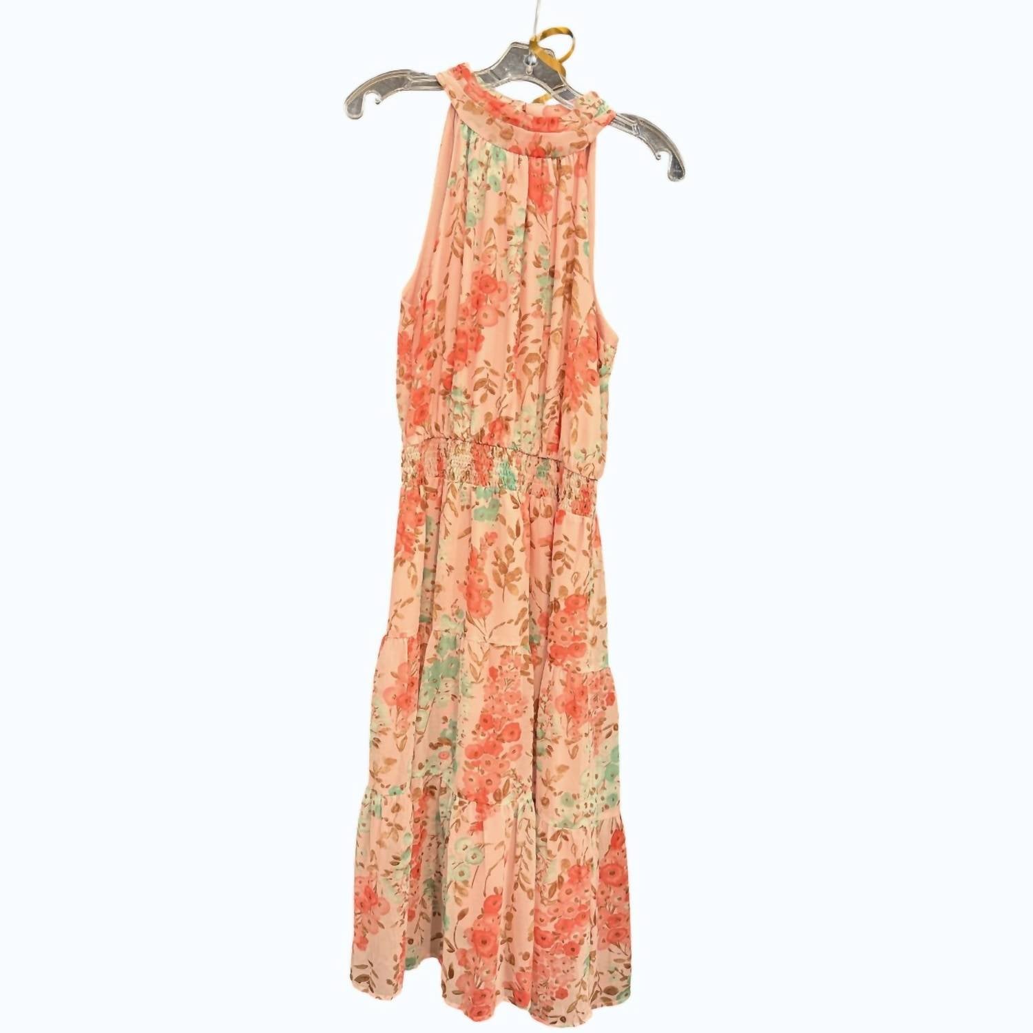 Jade - Women's Cinch Waist Halter Dress