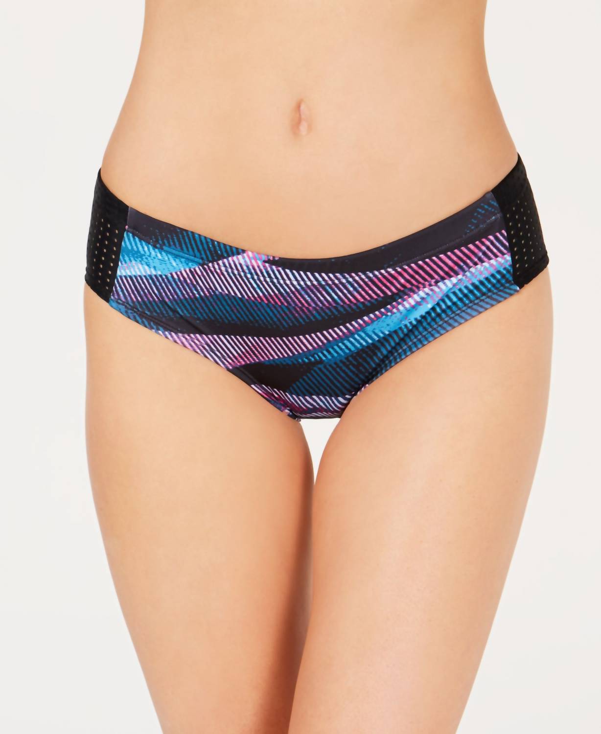Nike - Line Up Printed Hipster Bikini Bottoms