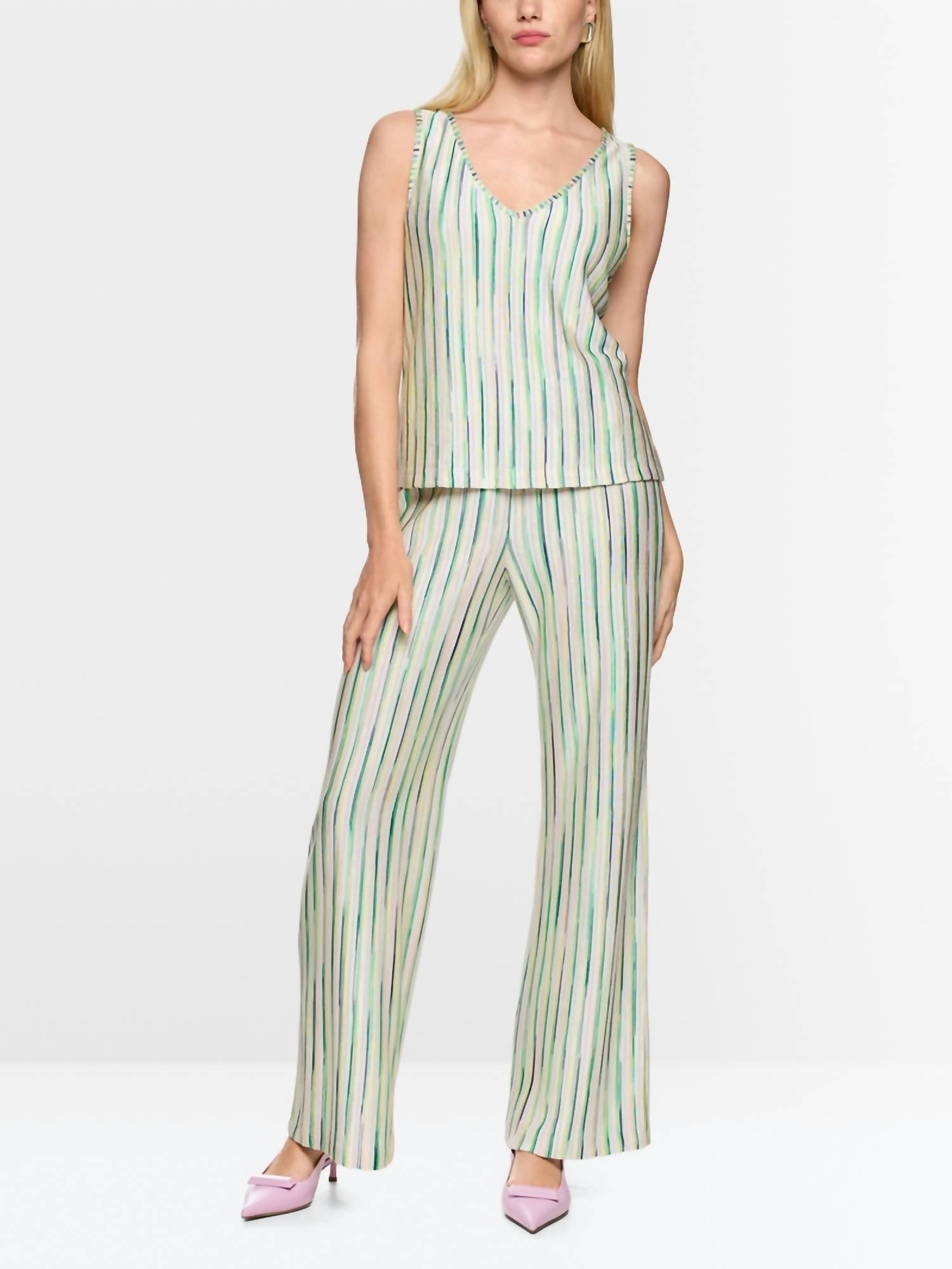 Marc Cain - Knitted striped top