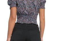 Elan - Floral V-neck Blouse